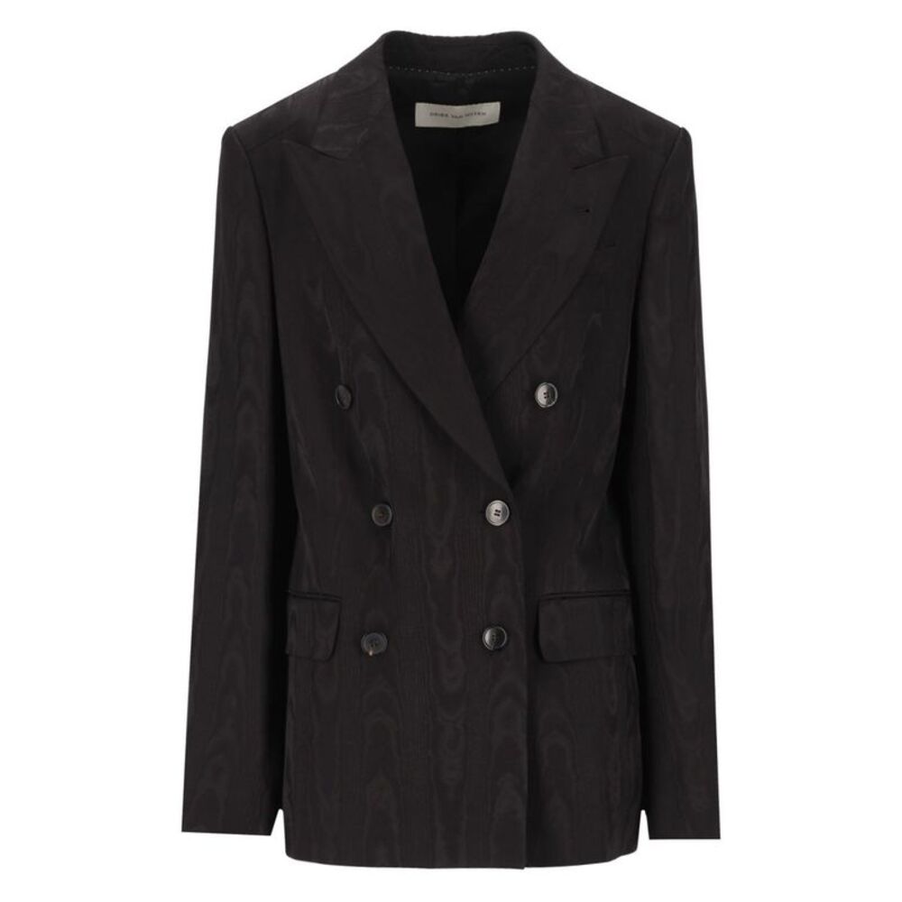 Dries Van Noten Women “Barrysta” Double-Breasted Blazer